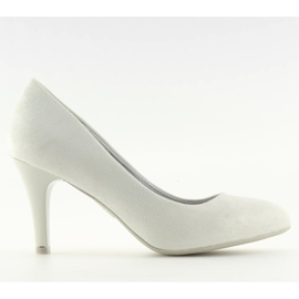 Décolleté con punta a mandorla grigio B-41 Grey 2