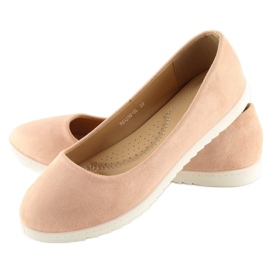 Ballerine da donna rosa liscio BH1236-BL Pink 1