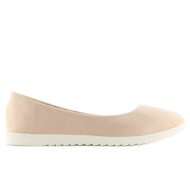 Ballerine lisce beige da donna BH1236-BL Beige 1