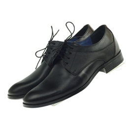 Nikopol Scarpe in pelle maschile formali nere 1677 nero 4