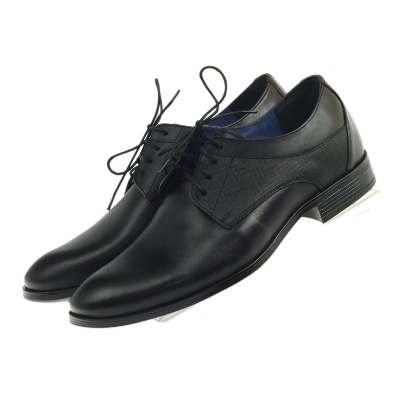 Nikopol Scarpe in pelle maschile formali nere 1677 nero 4