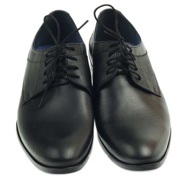 Nikopol Scarpe in pelle maschile formali nere 1677 nero 3