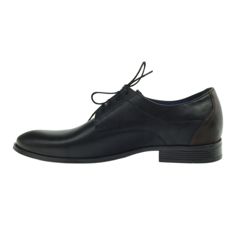 Nikopol Scarpe in pelle maschile formali nere 1677 nero 2