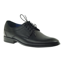 Nikopol Scarpe in pelle maschile formali nere 1677 nero 1
