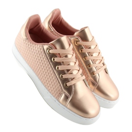 Sneakers rosa da donna KK-142 1