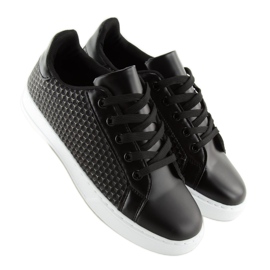 Sneakers da donna nere KK-142 Black nero 1