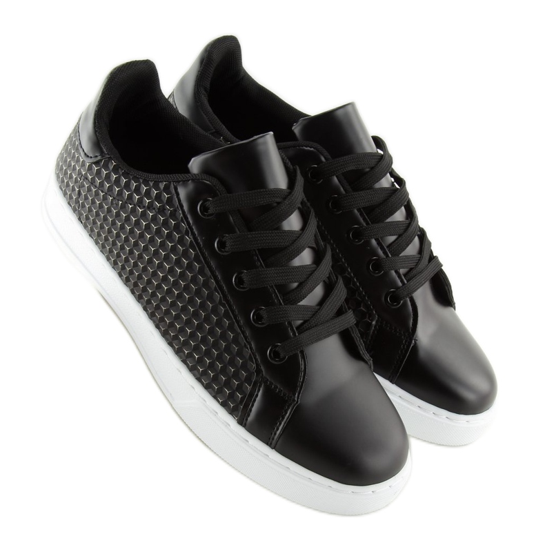 Sneakers da donna nere KK-142 Black nero 1