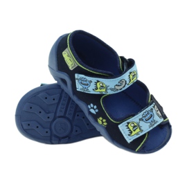 Befado scarpe per bambini sandali pantofole 250P076 blu verde blu navy 3