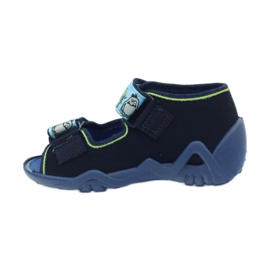 Befado scarpe per bambini sandali pantofole 250P076 blu verde blu navy 2