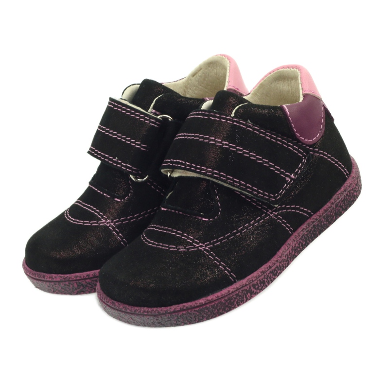 Ren But Stivali per bambini in pelle con velcro Burard Metalic 1531 Ren ma rosso 4