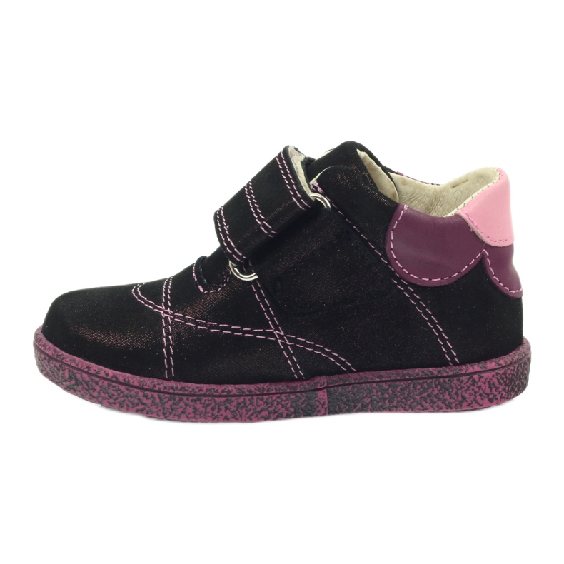 Ren But Stivali per bambini in pelle con velcro Burard Metalic 1531 Ren ma rosso 2