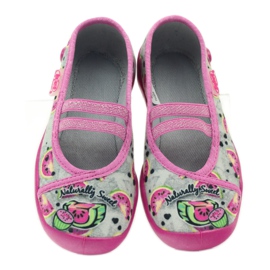 Befado scarpe per bambini ballerine pantofole 116x231 grigio verde rosa 5