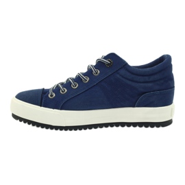 Sneakers con zeppa Big Star 274502 blu navy 2