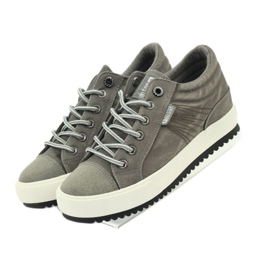 Sneakers con zeppa Big Star 274500 grigio 4