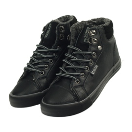 Sneakers sportive con pelliccia Big Star nero 4