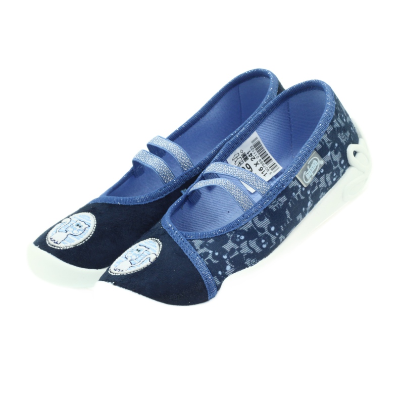 Befado scarpe per bambini ballerine pantofole 116x241 blu blu navy 5