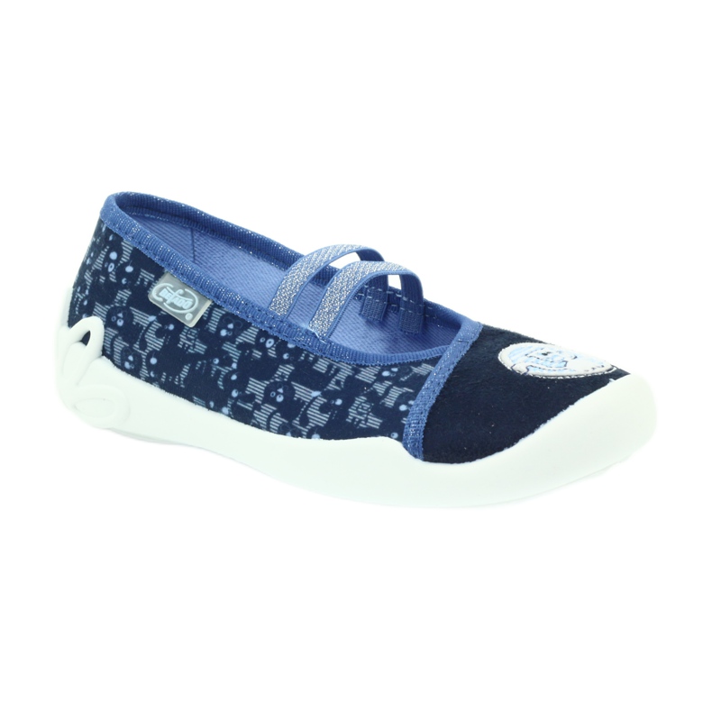 Befado scarpe per bambini ballerine pantofole 116x241 blu blu navy 1