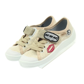 Scarpe per bambini Befado, scarpe da ginnastica 251x098 grigio giallo rosso 5