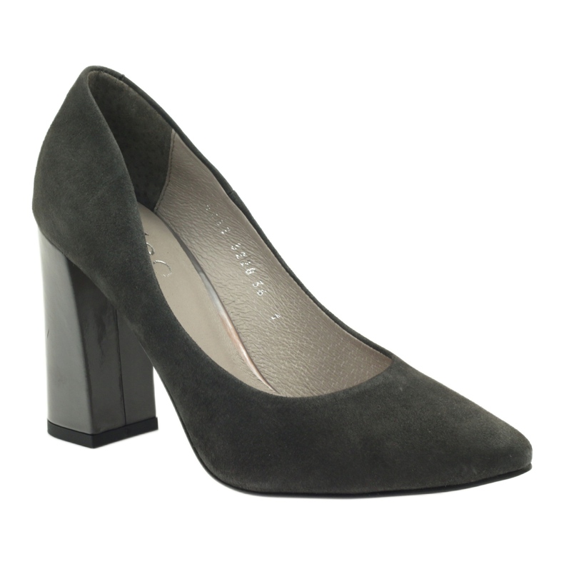 Edeo Pompe in pelle da donna 3228 grigio 1