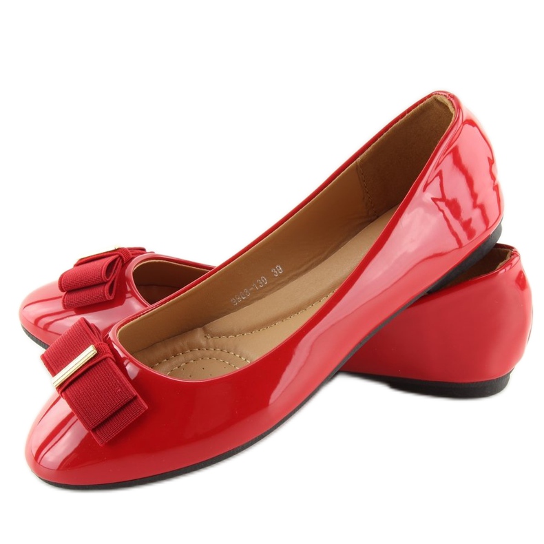 Ballerine da donna rosse 9988-130 Rosse rosso 2