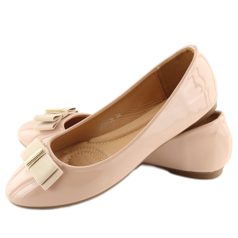 Ballerine beige da donna 9988-130 Nude 2