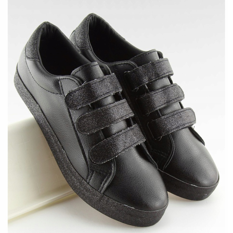 Nero XL10P Sneakers nere con velcro 1