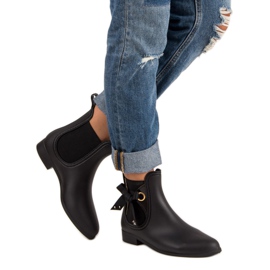 Vices Stivali di gomma neri, morse nero 2