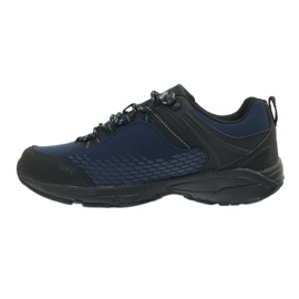 Softshell da trekking sportivo DK 19503 nero blu navy 3