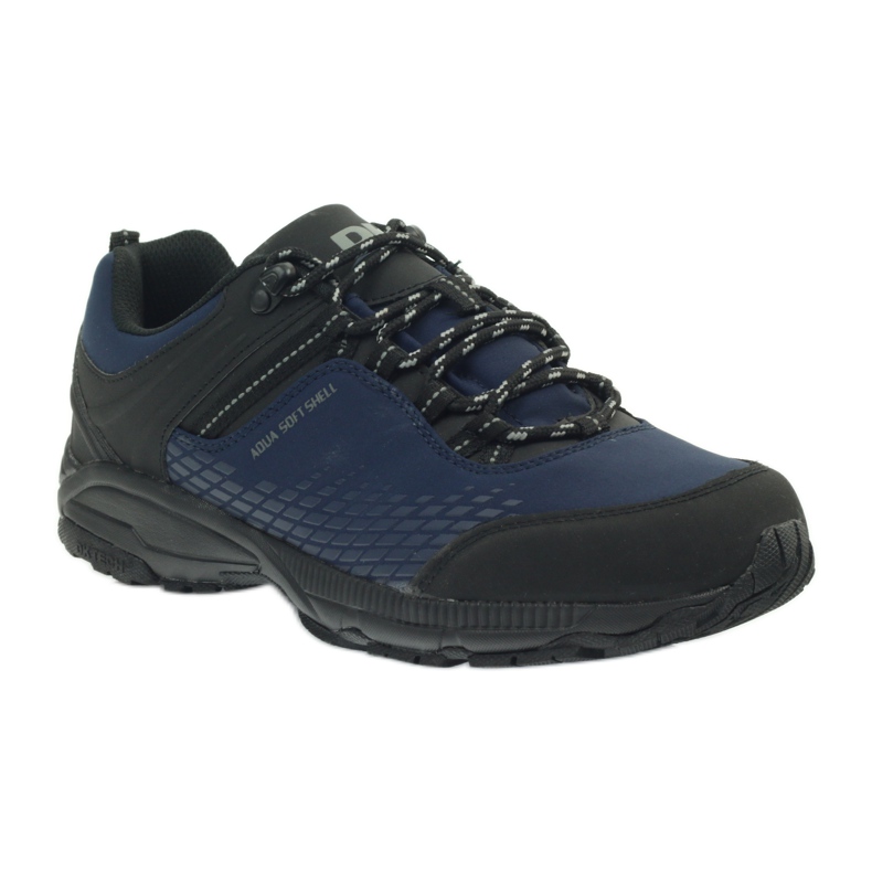 Softshell da trekking sportivo DK 19503 nero blu navy 2