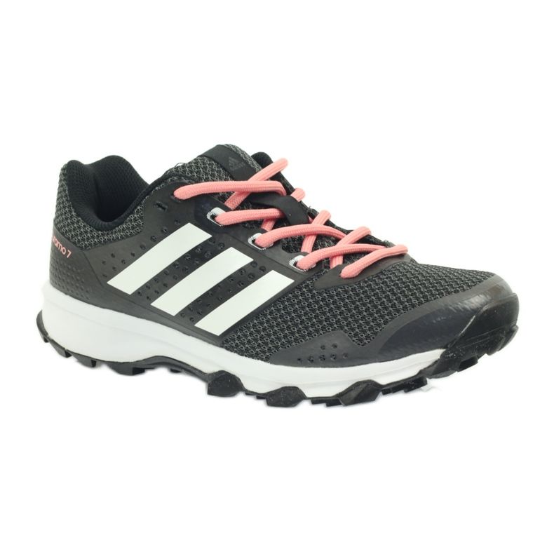Scarpe da corsa adidas Duramo 7 Trail W nero rosa grigio 1