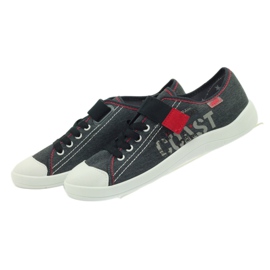 Befado scarpe giovanili, scarpe da ginnastica 251q063 grigio rosso 4