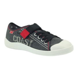 Befado scarpe giovanili, scarpe da ginnastica 251q063 grigio rosso 1