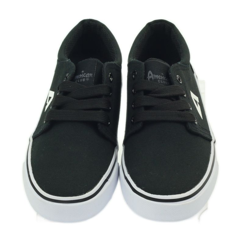 American Club Scarpe da ginnastica americane sneakers scarpe da bambino nero 4