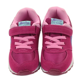 American Club Scarpe sportive americane ADI per bambini 15110 rosa 4