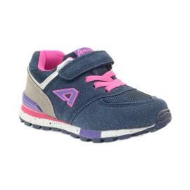 American Club Scarpe sportive per bambini ADI americane 15110 BM45976 rosa blu navy 2