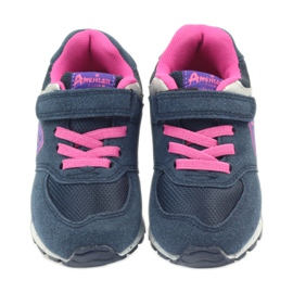 American Club Scarpe sportive per bambini ADI americane 15110 BM45976 rosa blu navy 1