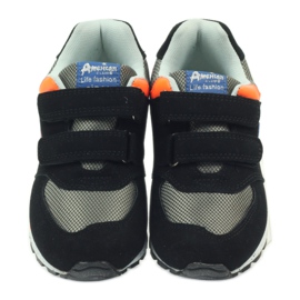 American Club Scarpe sportive americane ADI per bambini 15110 nere nero 4