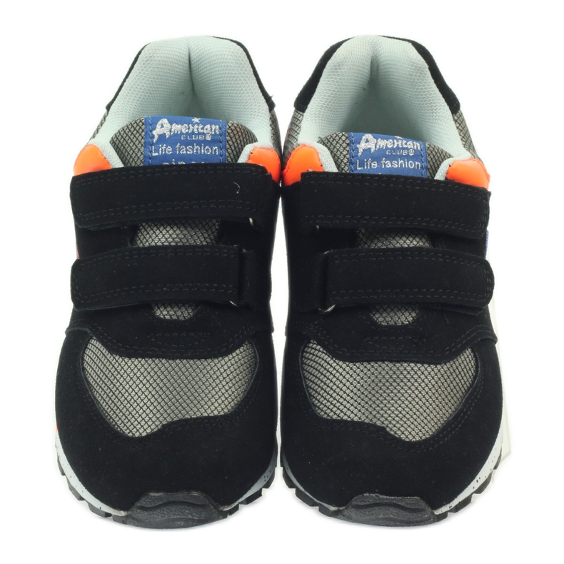 American Club Scarpe sportive americane ADI per bambini 15110 nere nero 4
