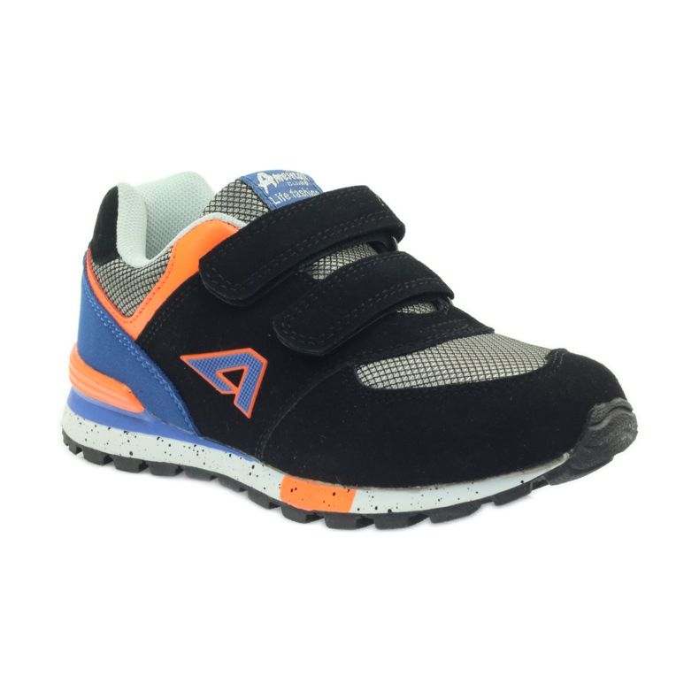 American Club Scarpe sportive americane ADI per bambini 15110 nere nero 1