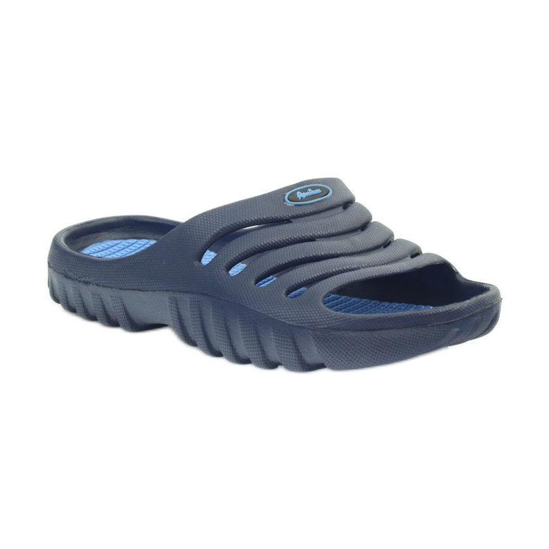 American Club Ciabatte da piscina americane per bambini blu navy 1