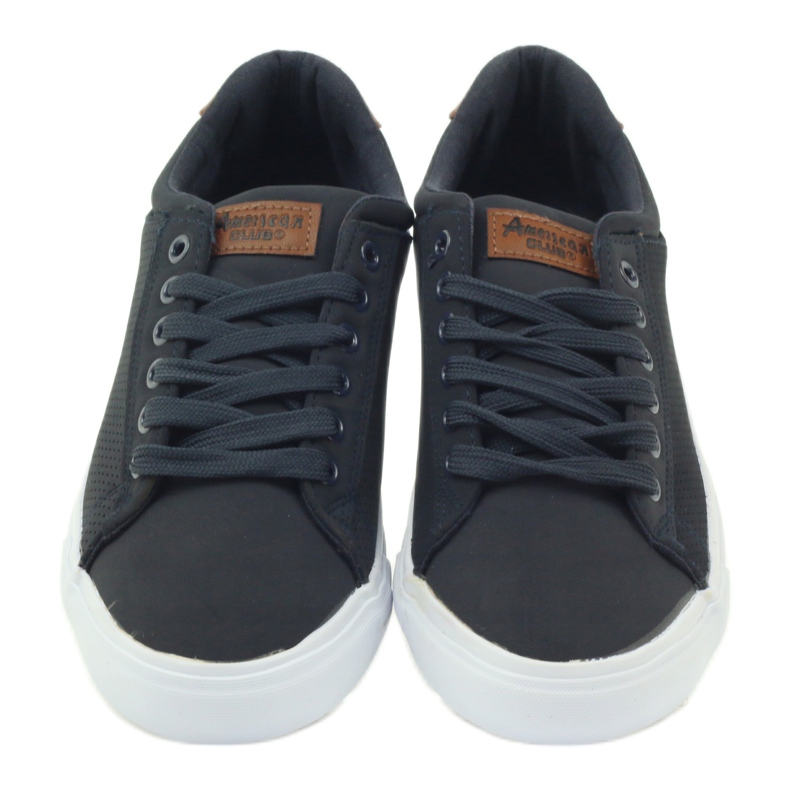 American Club scarpe da ginnastica americane sneakers scarpe da uomo marrone blu navy 4