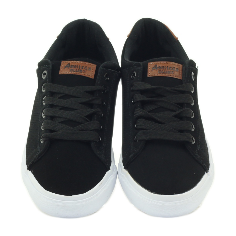 American Club scarpe da ginnastica americane sneakers scarpe da uomo nero marrone 4