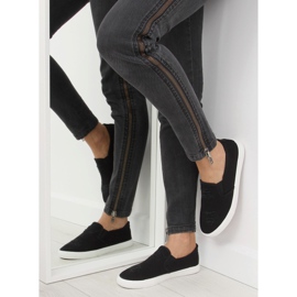 Sneakers slip-on nere BL126P Black nero 1