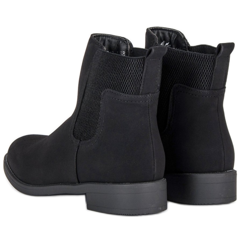 Stivaletti Chelsea neri da donna nero 2