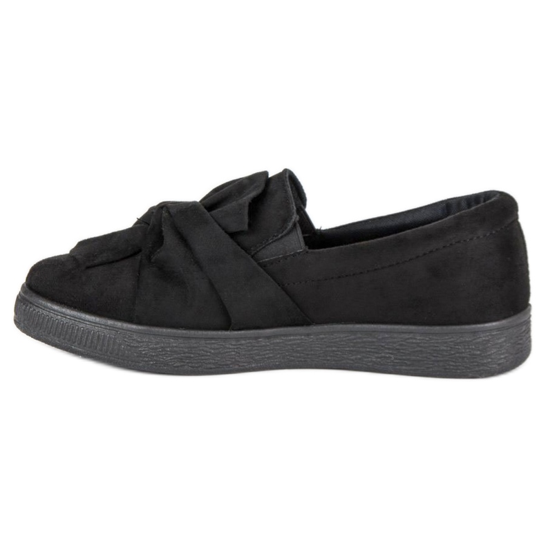 McKey Sneakers in pelle scamosciata senza lacci nero 2