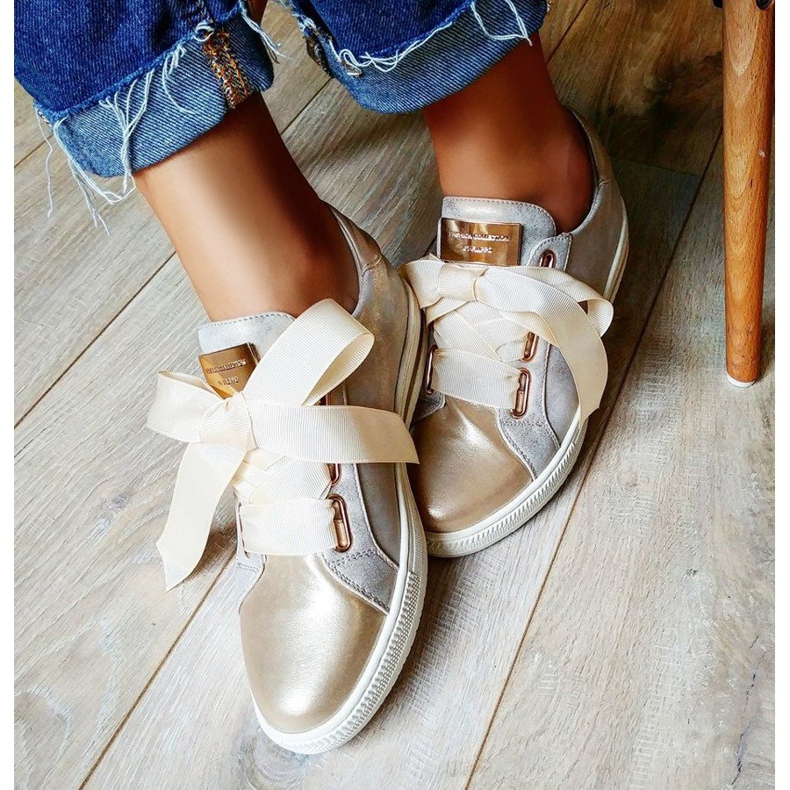 Filippo Scarpe allacciate d'oro 1