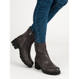 Filippo Stivali comodi con protezione grigio 1