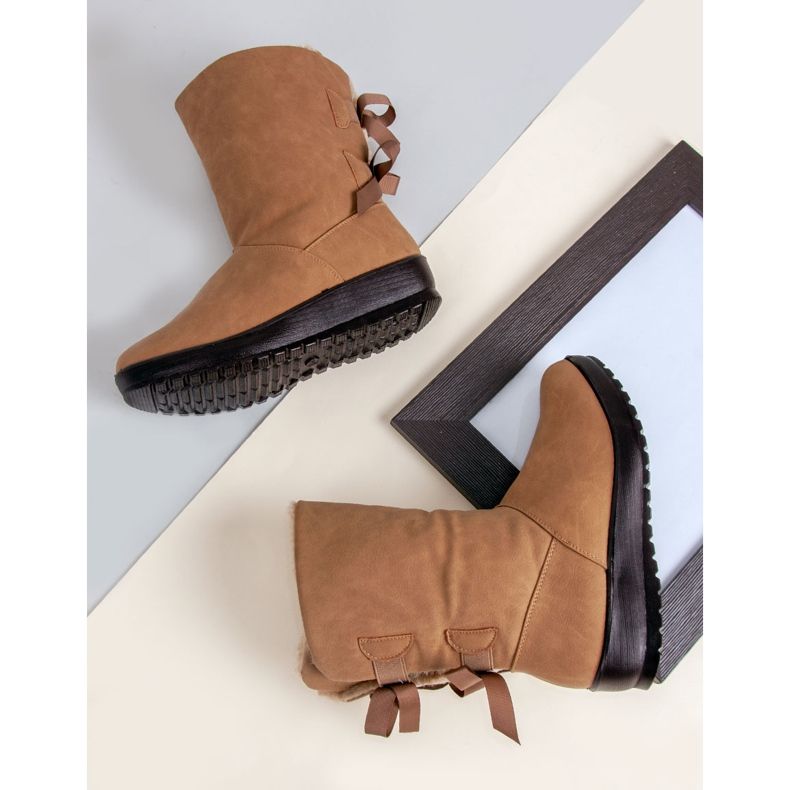 Caldi scarponi da neve con cerniera verde 1