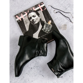 Stivaletti neri con cerniera nero 1