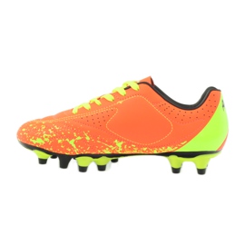 American Club Scarpe da bambino americane con tacchetti sportivi ADI arancione 170611 arance e rossi 2